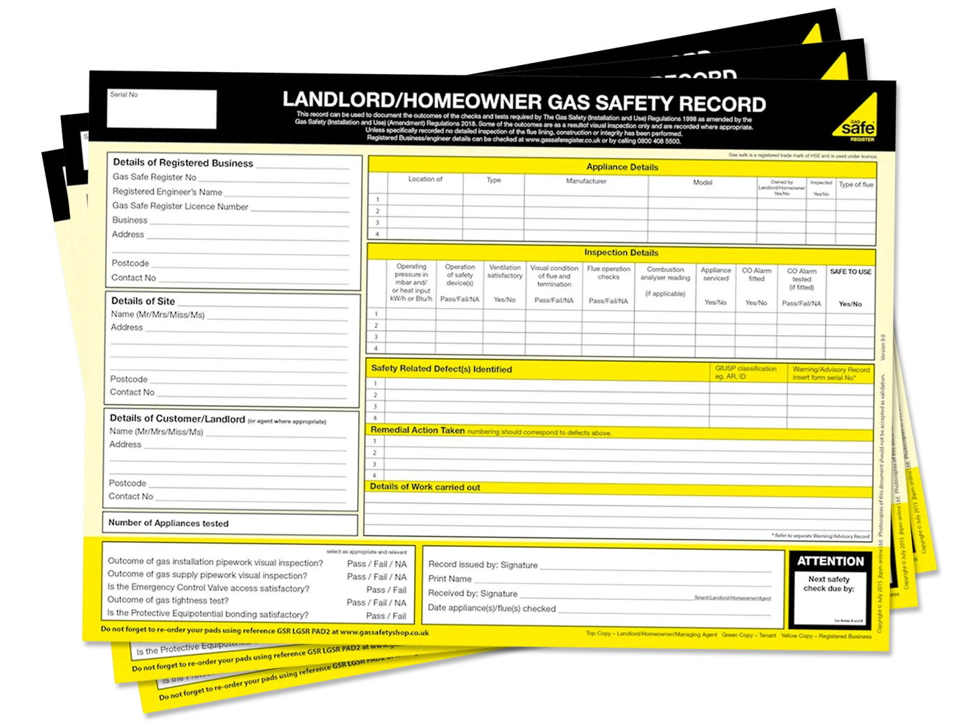 Landlord Gas Safety Certificate (CP12) London